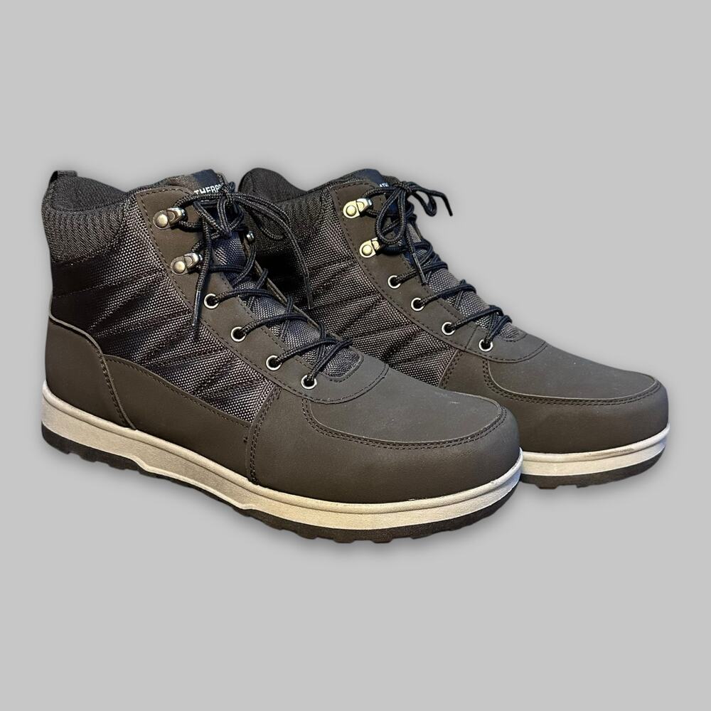 Weatherproof Men’s Black Hiking Boots - Size 13